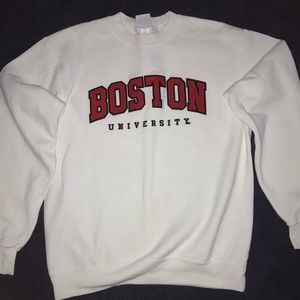 Boston University Champion Fleece Sweater